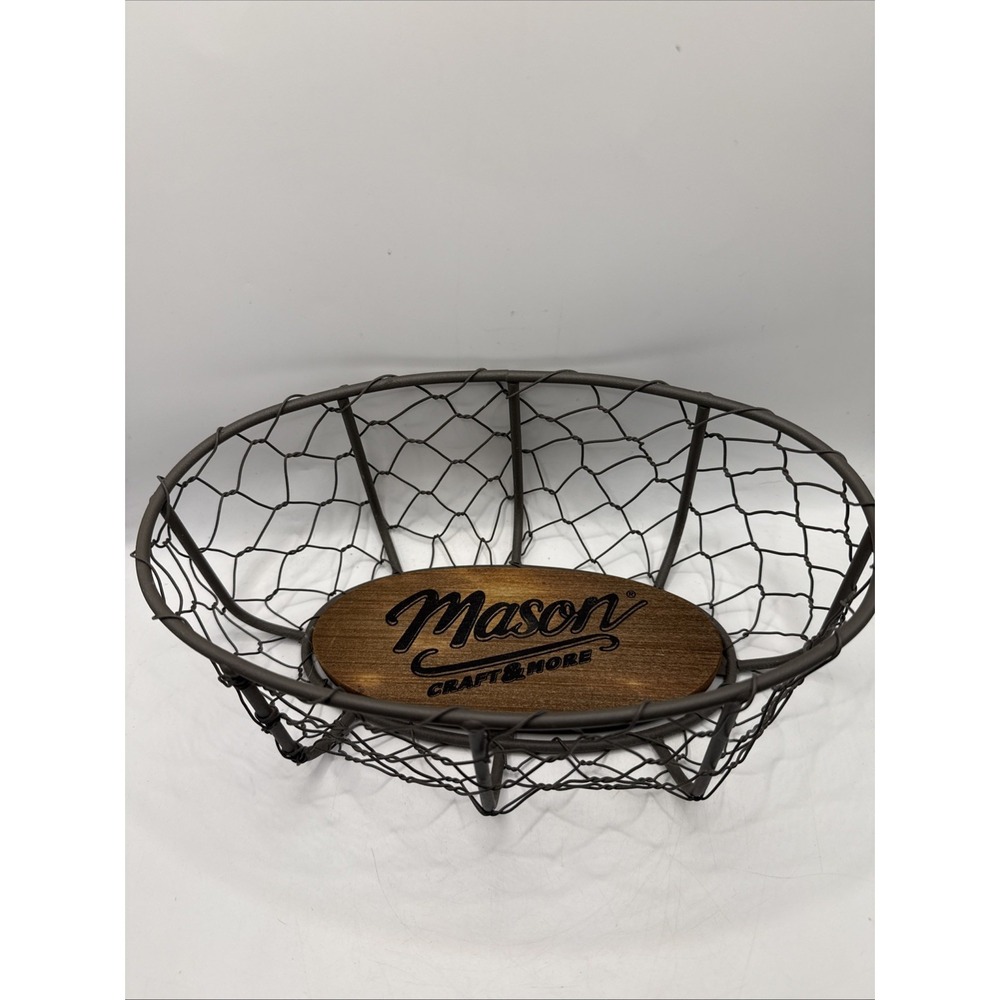 Mason Craft & More Wire Basket Kitchen Basket Bread Basket Kcups Mail